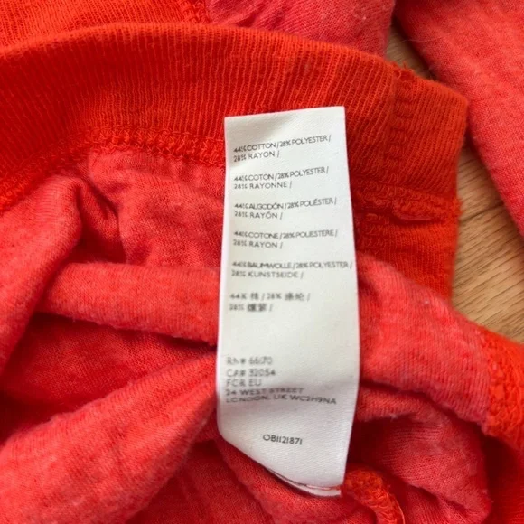 Free People Boxy Orange Henley - size XS - Picture 4 of 8